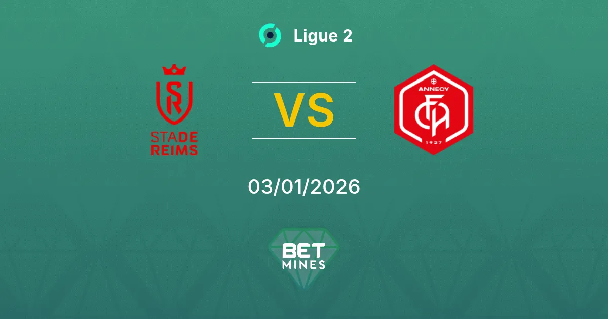 Reims vs Annecy Pronostico: Anteprima e Analisi della Partita | Ligue 2 03-01-2026