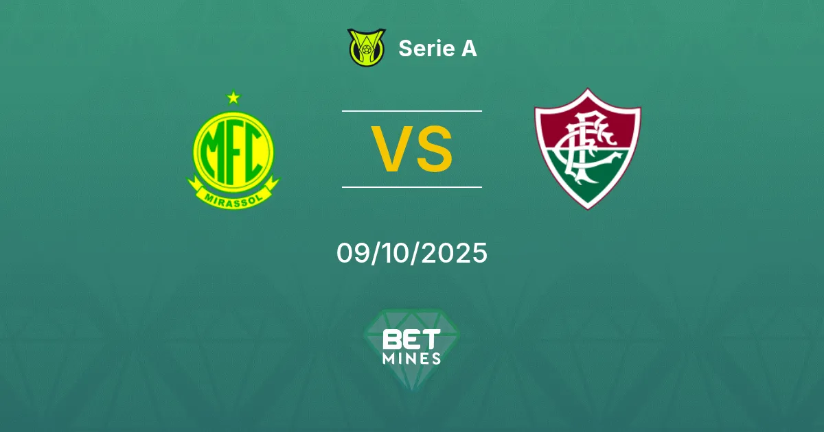 Mirassol vs Fluminense Pronostico: Anteprima e Analisi della Partita | Serie A 09-10-2025