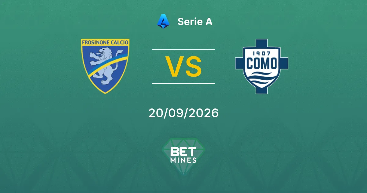 Pronostico Frosinone vs Como: Anteprima e Analisi della Partita | Serie A 20-09-2026