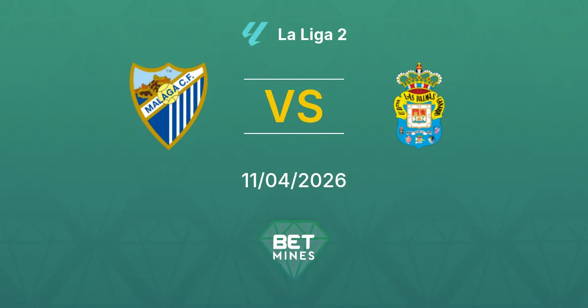 Málaga vs Las Palmas Pronóstico: Previa y Análisis del Partido | La Liga 2 11-04-2026