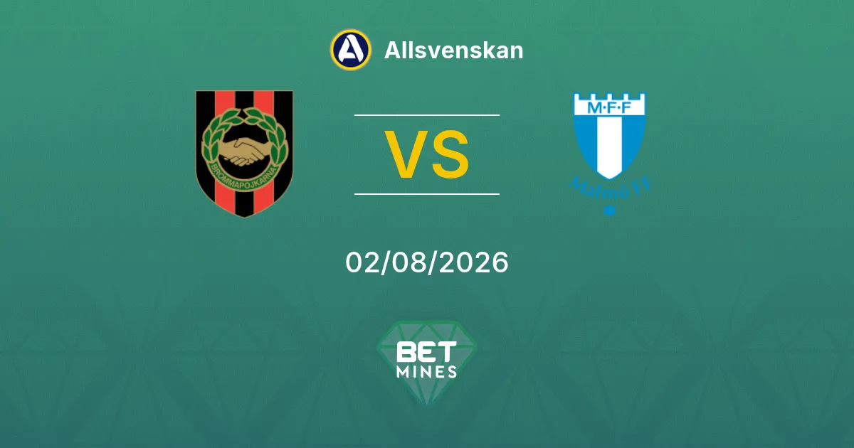Palpite Brommapojkarna x Malmö FF: Prévia e Análise da Partida | Allsvenskan 02-08-2026