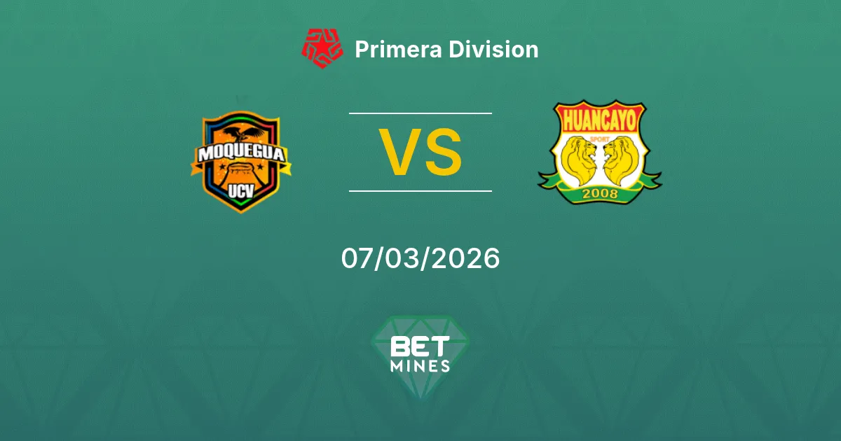 UCV Moquegua vs Sport Huancayo Prediction: Match Preview and Analysis | Primera Division 07-03-2026
