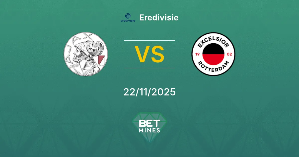 Ajax vs Excelsior Prediction: Match Preview and Analysis | Eredivisie 22-11-2025