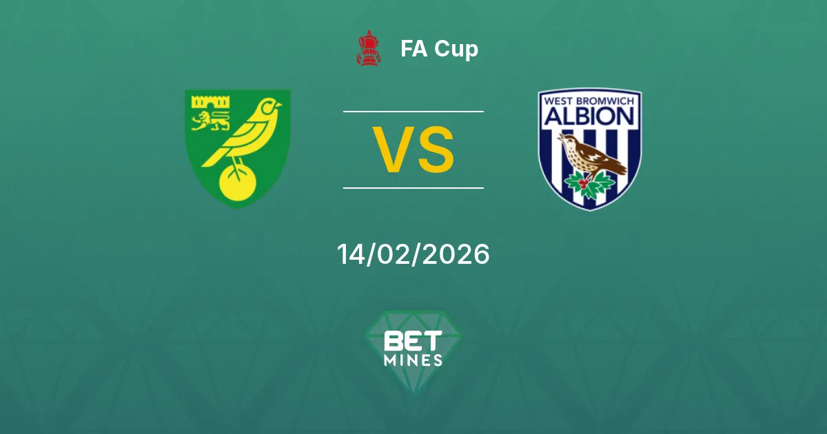 Norwich City vs West Bromwich Albion Pronóstico: Previa y Análisis del Partido | FA Cup 14-02-2026