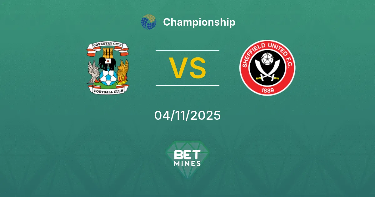 Coventry City vs Sheffield United Prediction: Match Preview and Analysis | Championship 04-11-2025