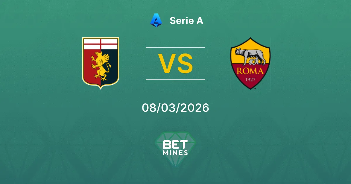 Genoa vs Roma Prediction: Match Preview and Analysis | Serie A 08-03-2026