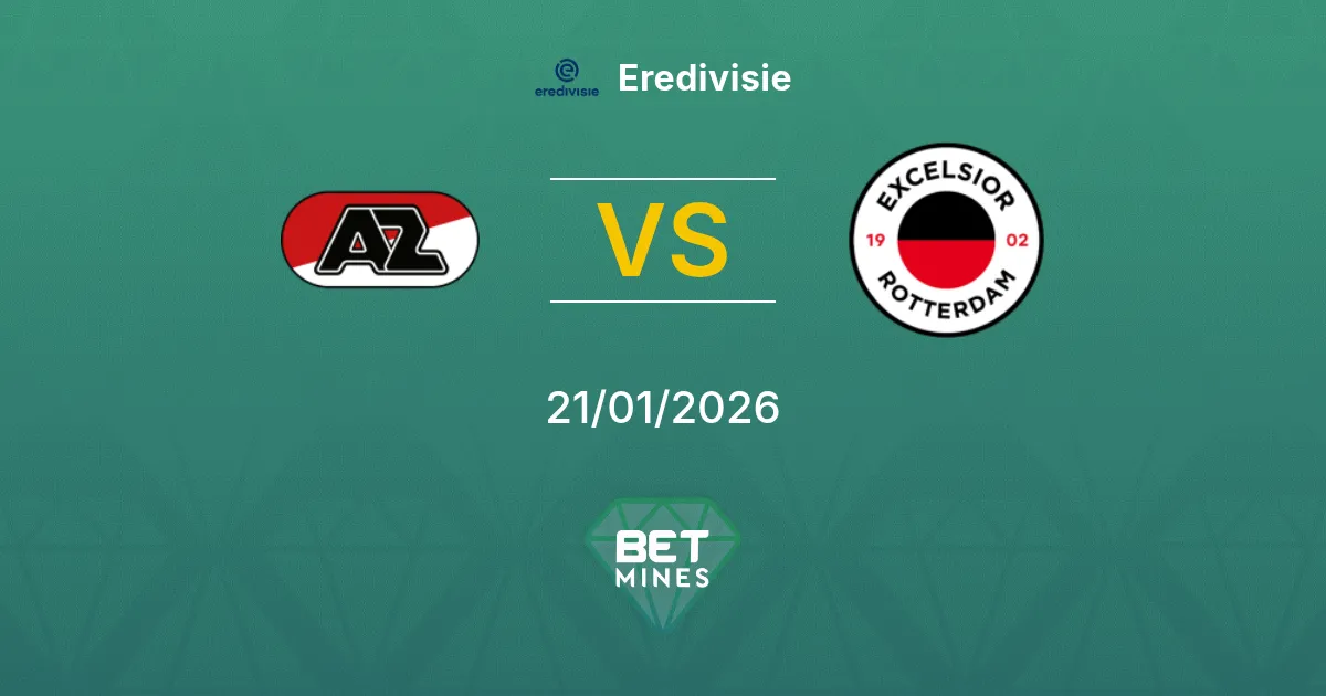 AZ vs Excelsior Prediction: Match Preview and Analysis | Eredivisie 21-01-2026