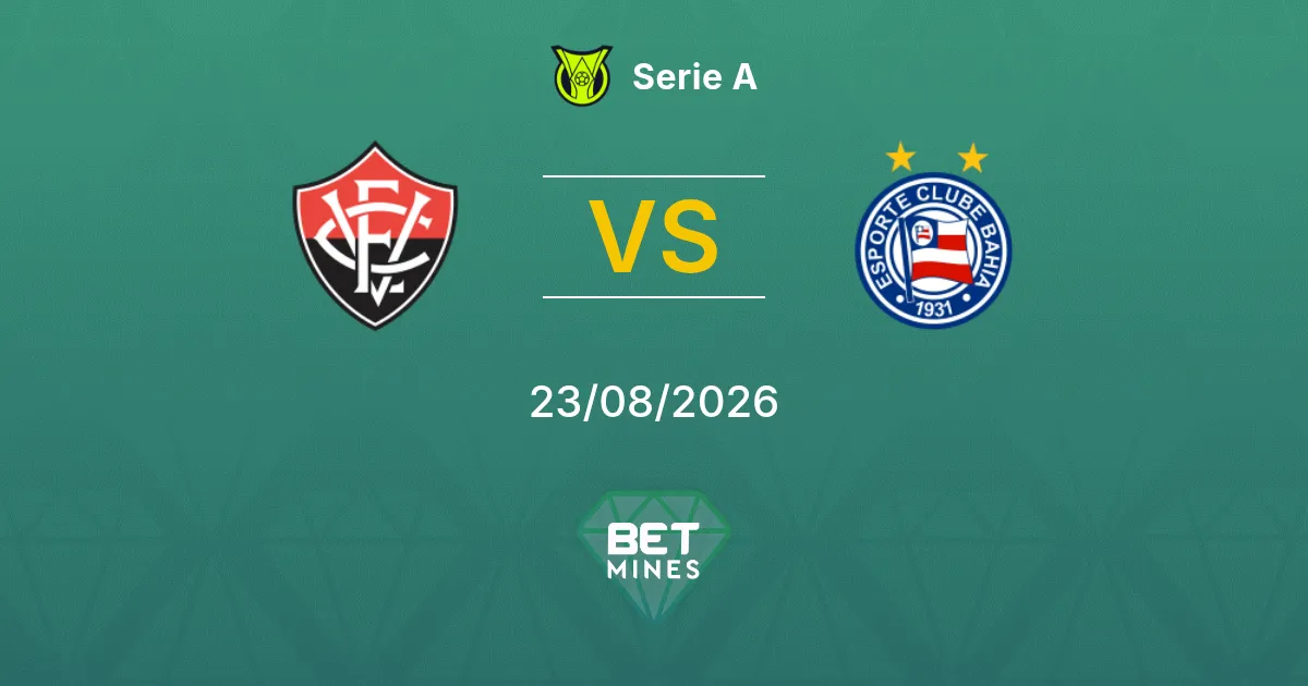 Palpite Vitória x Bahia: Prévia e Análise da Partida | Série A 23-08-2026