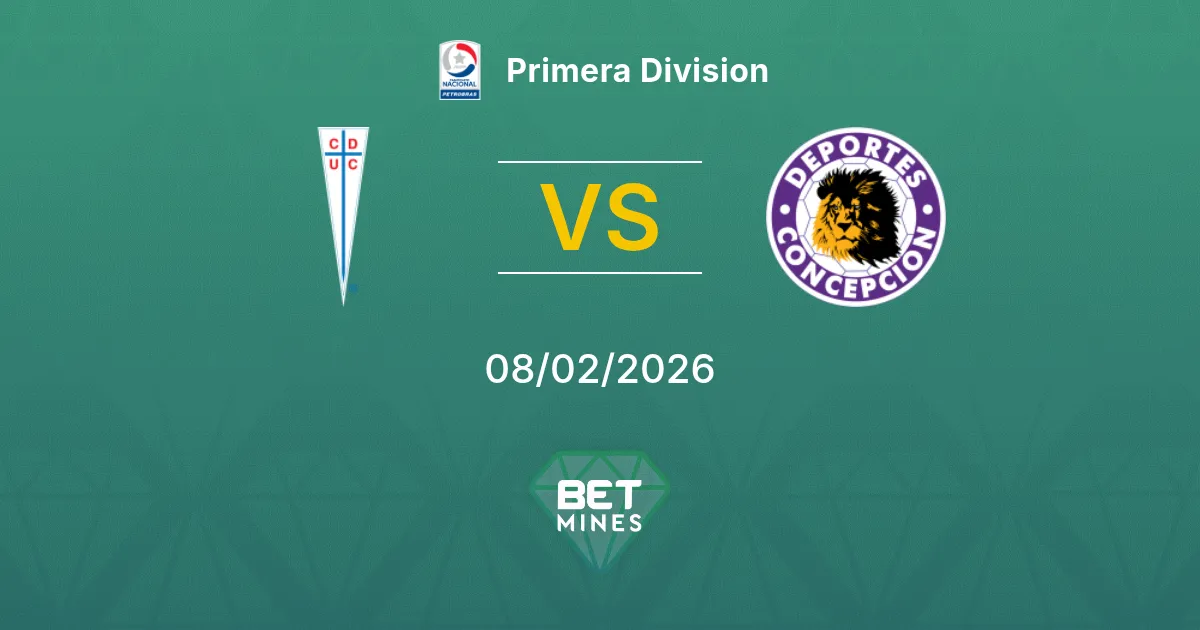 Universidad Católica vs Concepcion Prediction: Match Preview and Analysis | Primera Division 08-02-2026