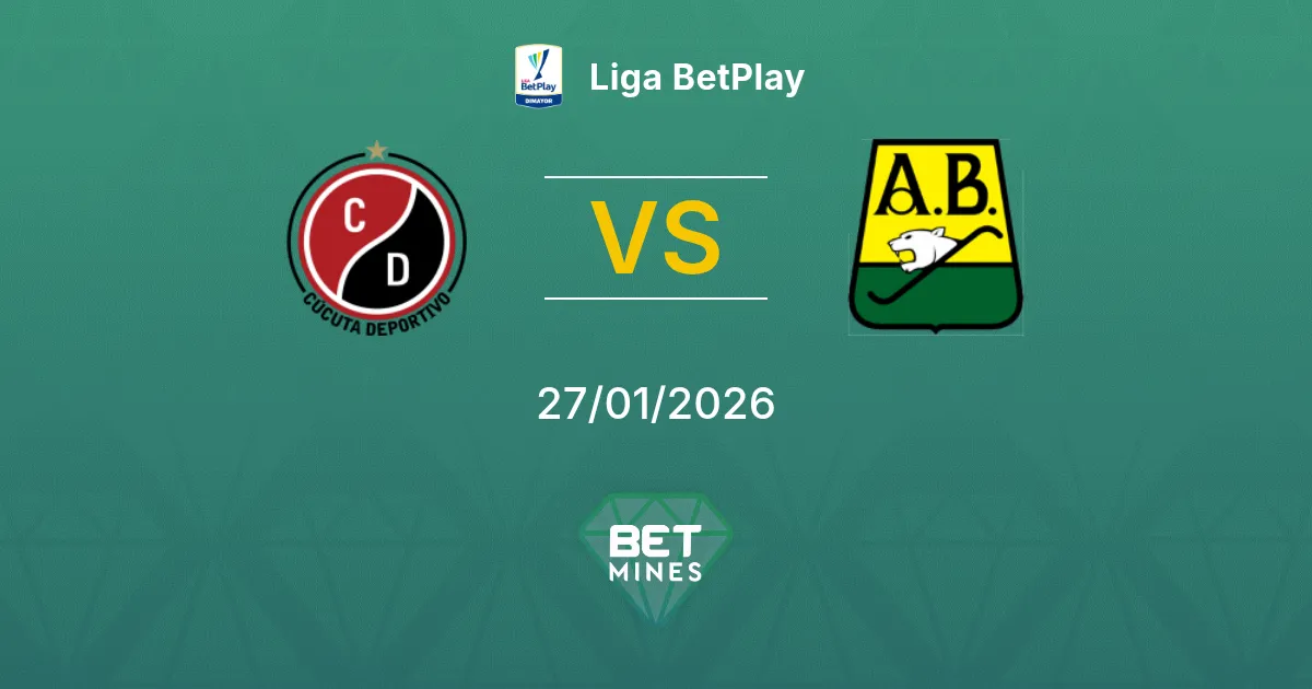 Cúcuta Deportivo vs Atlético Bucaramanga Prediction: Match Preview and Analysis | Liga BetPlay 27-01-2026