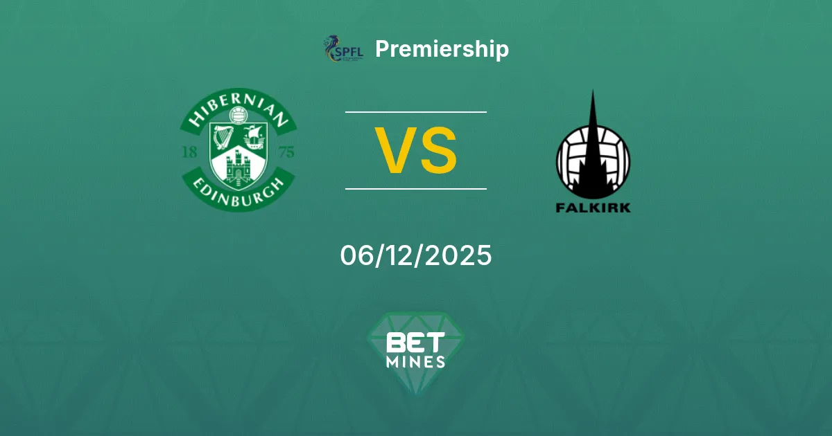 Hibernian vs Falkirk Prediction: Match Preview and Analysis | Premiership 06-12-2025