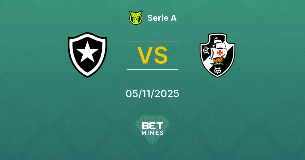 Botafogo vs Vasco da Gama Prediction: Match Preview and Analysis | Serie A 05-11-2025