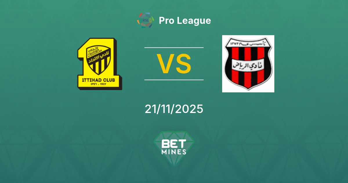 Al Ittihad vs Al Riyadh Pronostico: Anteprima e Analisi della Partita | Pro League 21-11-2025