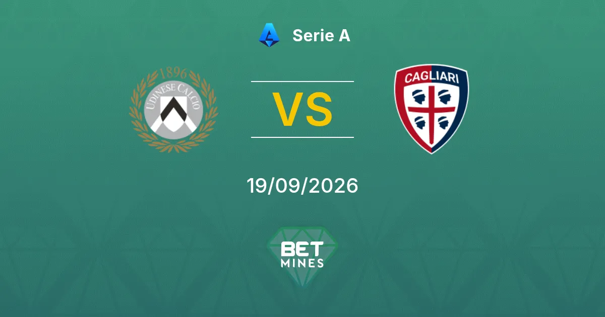 Udinese vs Cagliari Prediction: Match Preview and Analysis | Serie A 19-09-2026