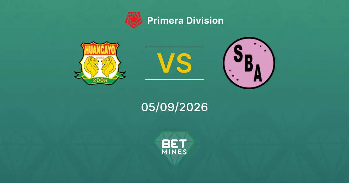 Sport Huancayo vs Sport Boys Pronostic : Aperçu et Analyse du Match | Primera Division 05-09-2026