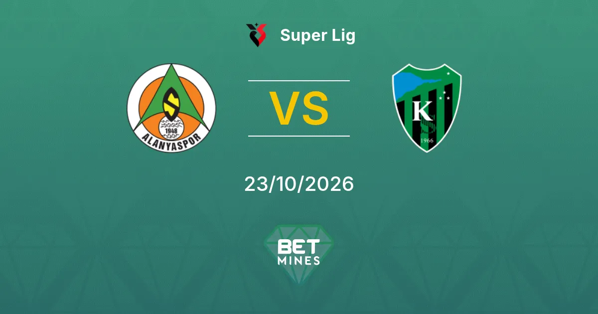 Alanyaspor vs Kocaelispor Prediction: Match Preview and Analysis | Super Lig 23-10-2026