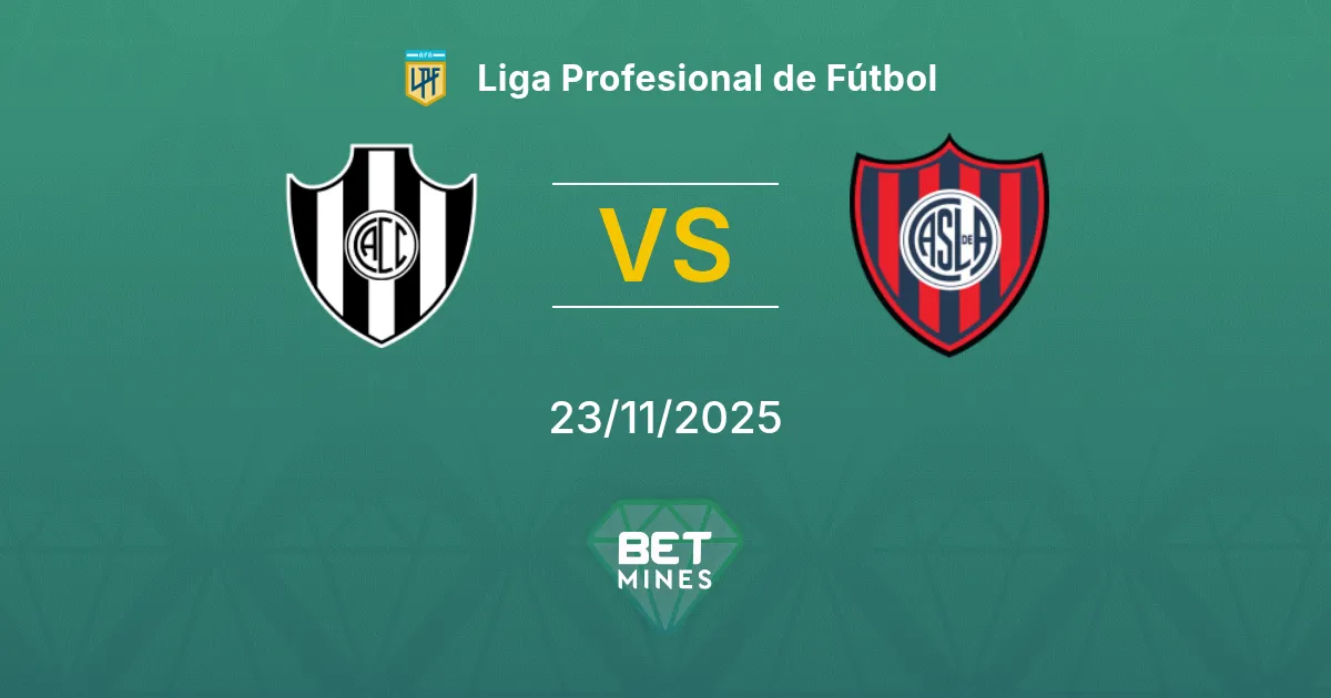 Central Cordoba SdE vs San Lorenzo Prediction: Match Preview and Analysis | Liga Profesional de Fútbol 23-11-2025