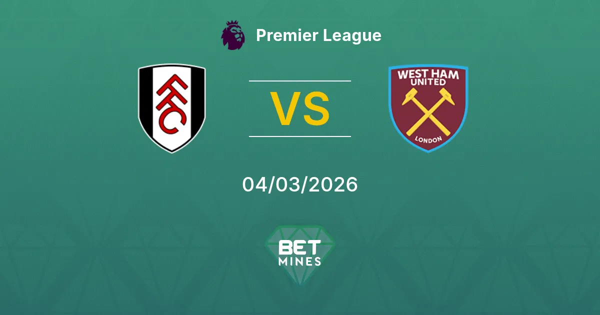 Fulham vs West Ham United Prediction: Match Preview and Analysis | Premier League 04-03-2026