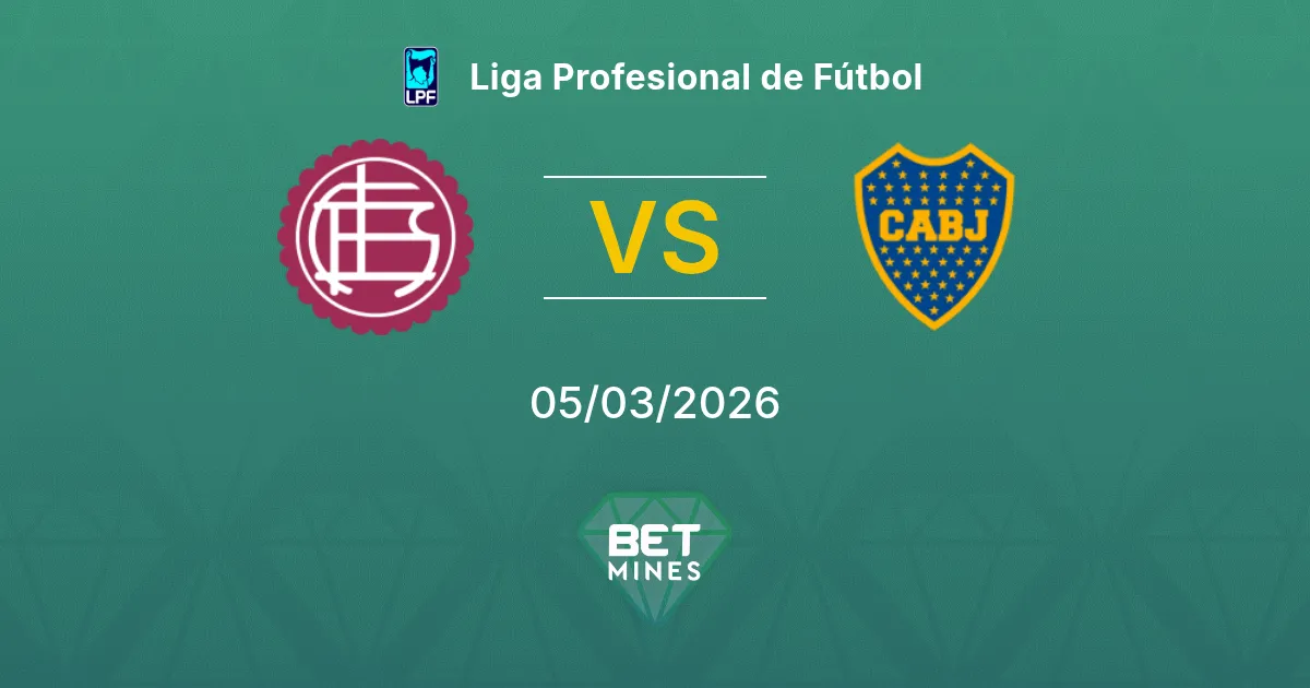 Lanús vs Boca Juniors Prediction: Match Preview and Analysis | Liga Profesional de Fútbol 05-03-2026
