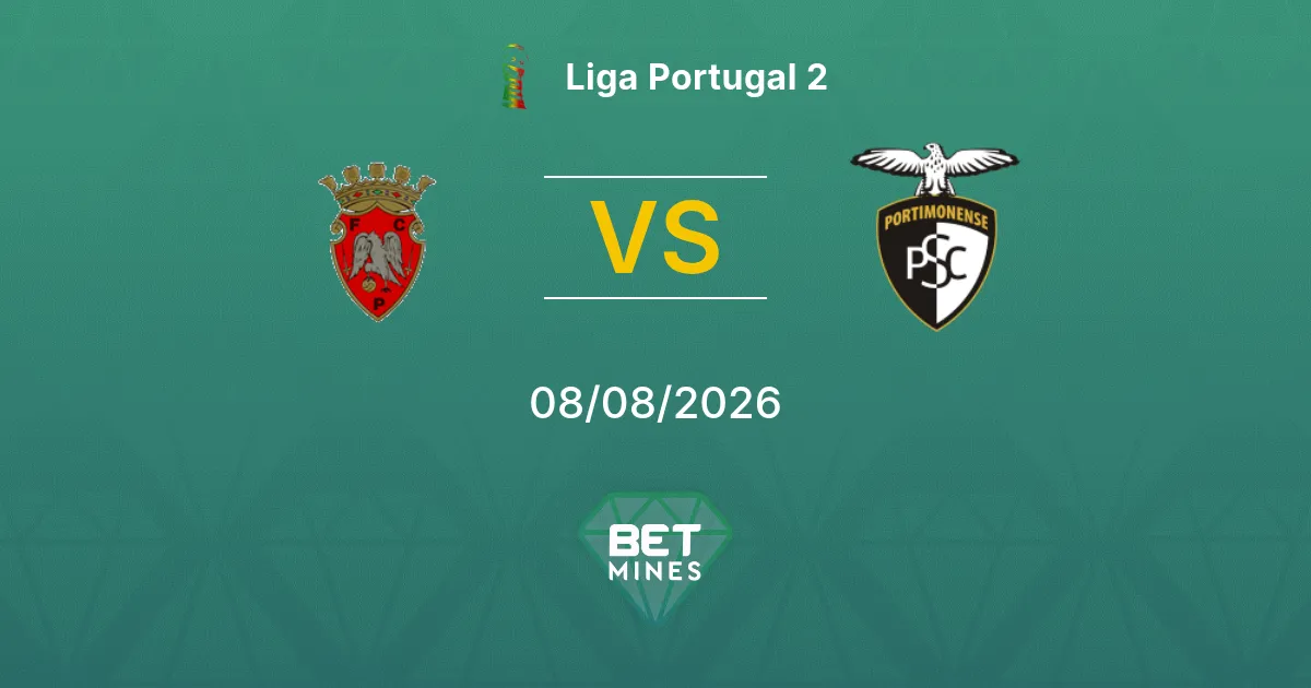 Palpite Penafiel x Portimonense SAD: Prévia e Análise da Partida | Liga Portugal 2 08-08-2026