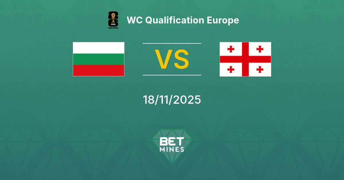 Bulgaria vs Georgia Prediction: Match Preview and Analysis | WC Qualification Europe 18-11-2025