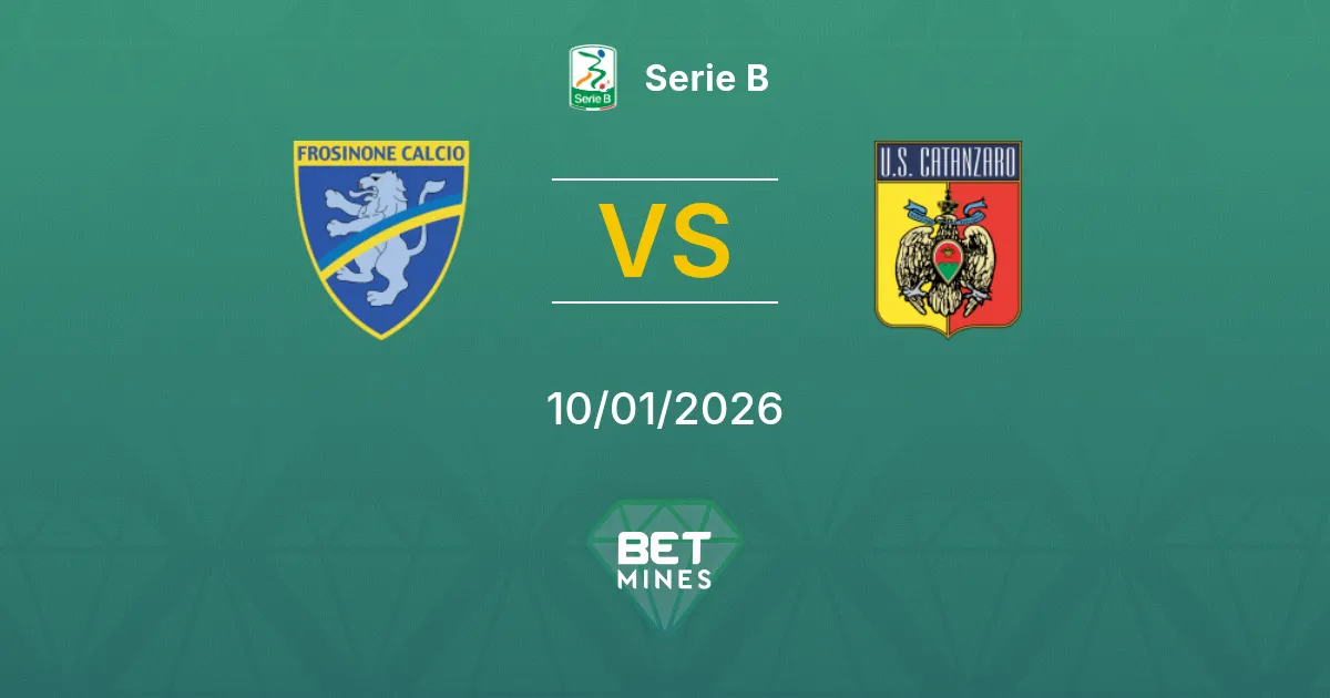 Frosinone vs Catanzaro Pronostico: Anteprima e Analisi della Partita | Serie B 10-01-2026