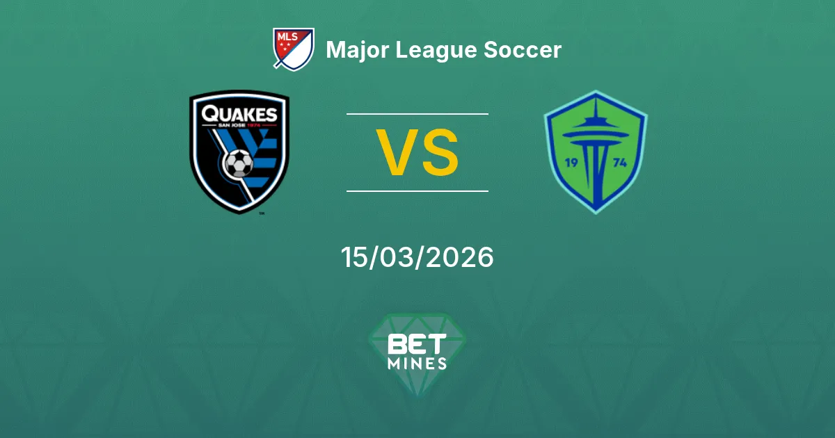 SJ Earthquakes vs Seattle Sounders Prediction: Match Preview and Analysis | Major League Soccer 15-03-2026