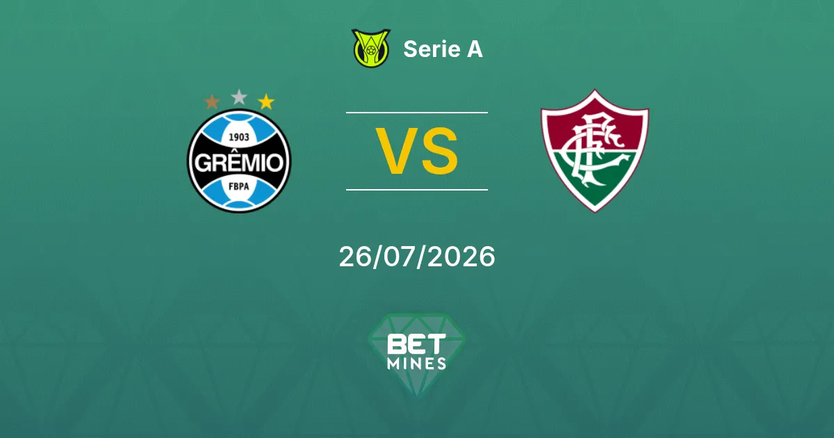 Grêmio vs Fluminense Prediction: Match Preview and Analysis | Serie A 26-07-2026