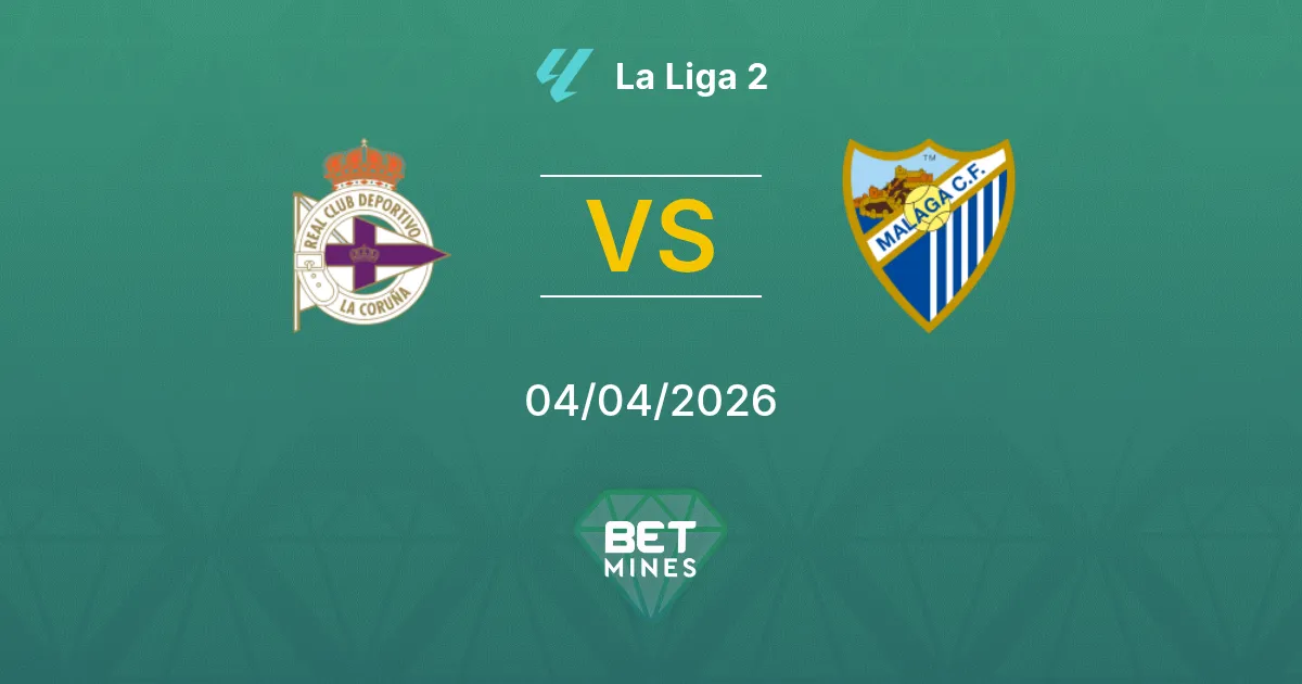 Deportivo La Coruña vs Málaga Pronóstico: Previa y Análisis del Partido | La Liga 2 04-04-2026