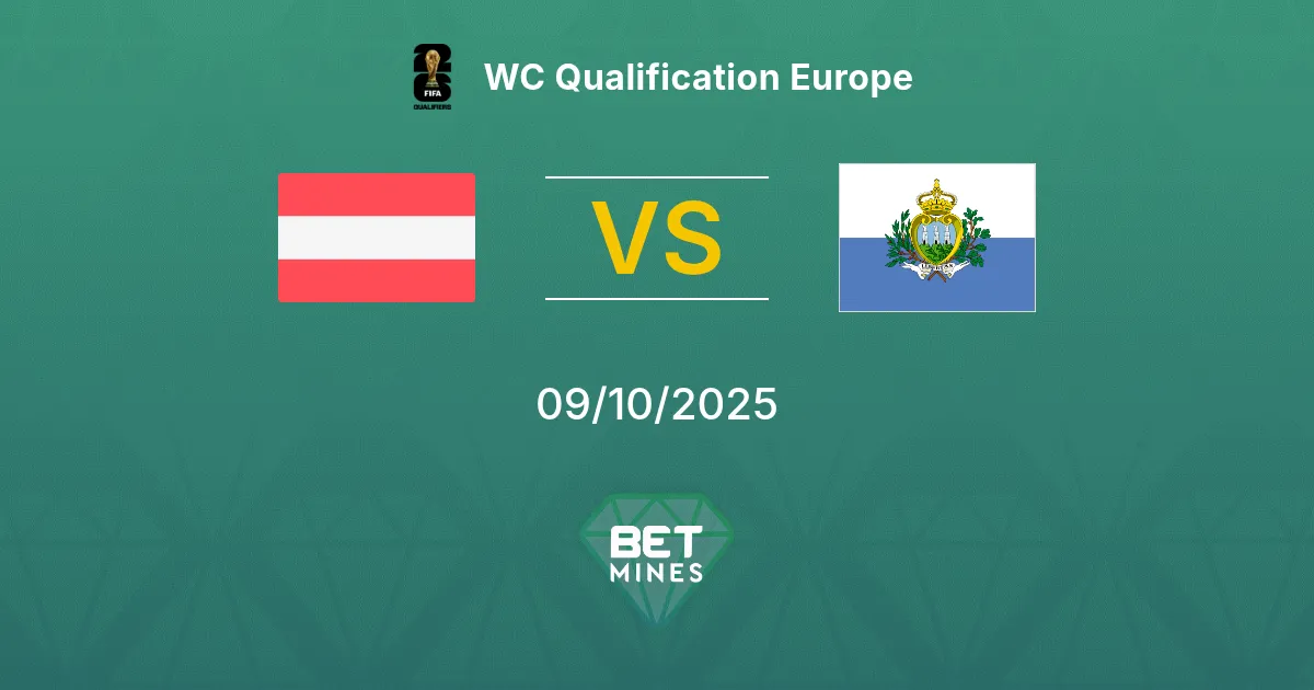 Austria vs San Marino Pronostico: Anteprima e Analisi della Partita | Qualificazioni Mondiali Europa 09-10-2025