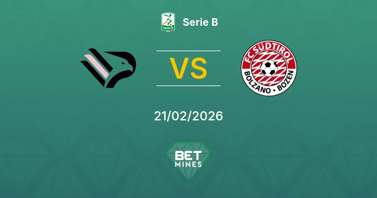Palermo vs Südtirol Pronostic : Aperçu et Analyse du Match | Serie B 21-02-2026