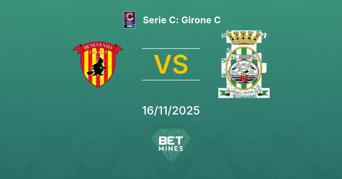 Benevento vs Monopoli Pronostico: Anteprima e Analisi della Partita | Serie C: Girone C 16-11-2025