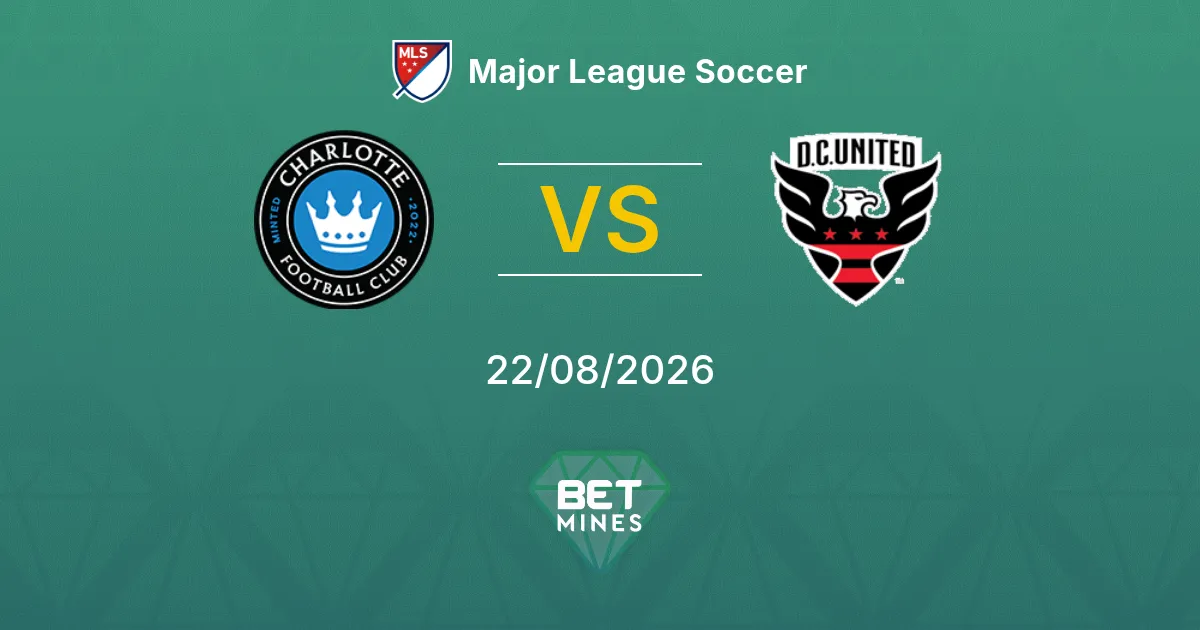 Charlotte vs DC United Prediction: Match Preview and Analysis | Major League Soccer 22-08-2026