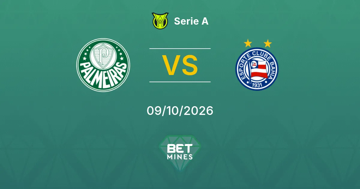 Palmeiras vs Bahia Prediction: Match Preview and Analysis | Serie A 09-10-2026