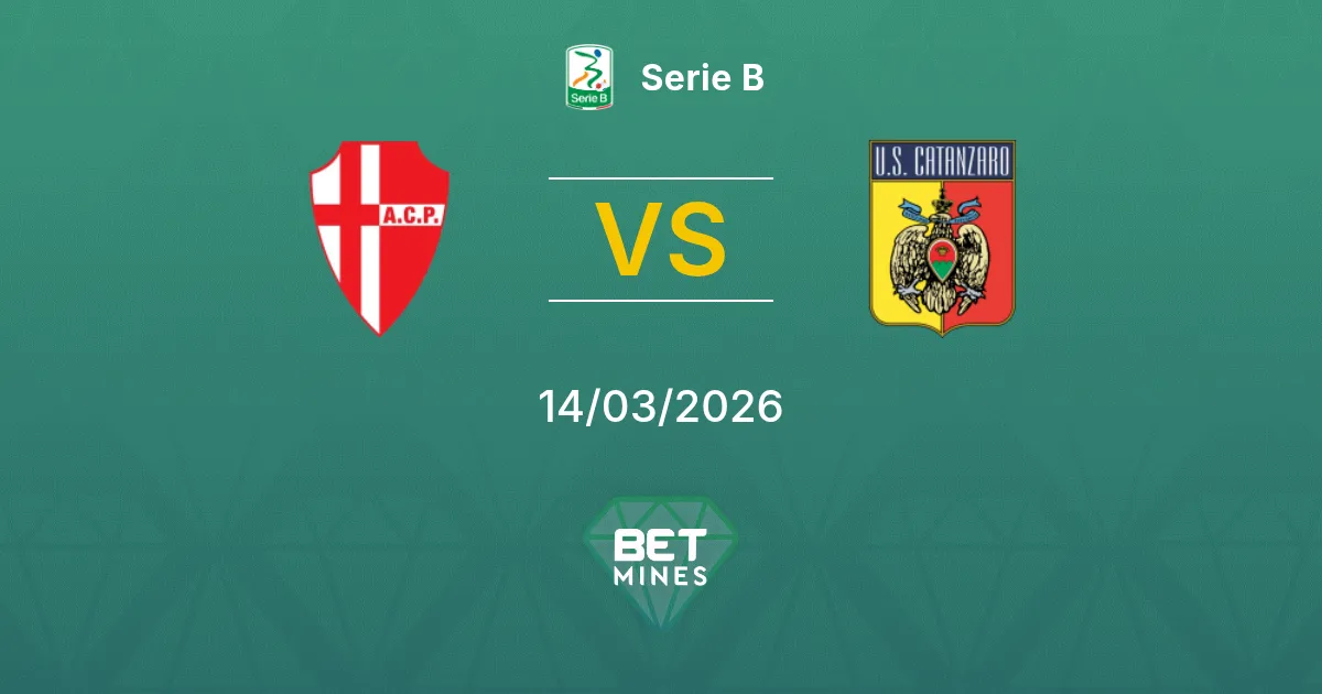Calcio Padova vs Catanzaro Pronóstico: Previa y Análisis del Partido | Serie B 14-03-2026