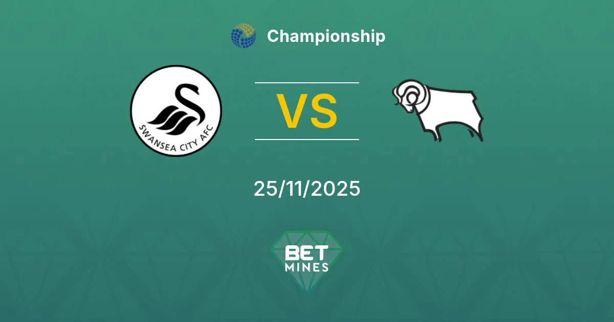 Swansea City vs Derby County Prediction: Match Preview and Analysis | Championship 25-11-2025