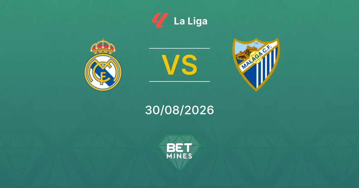 Palpite Real Madrid x Málaga: Prévia e Análise da Partida | La Liga 30-08-2026