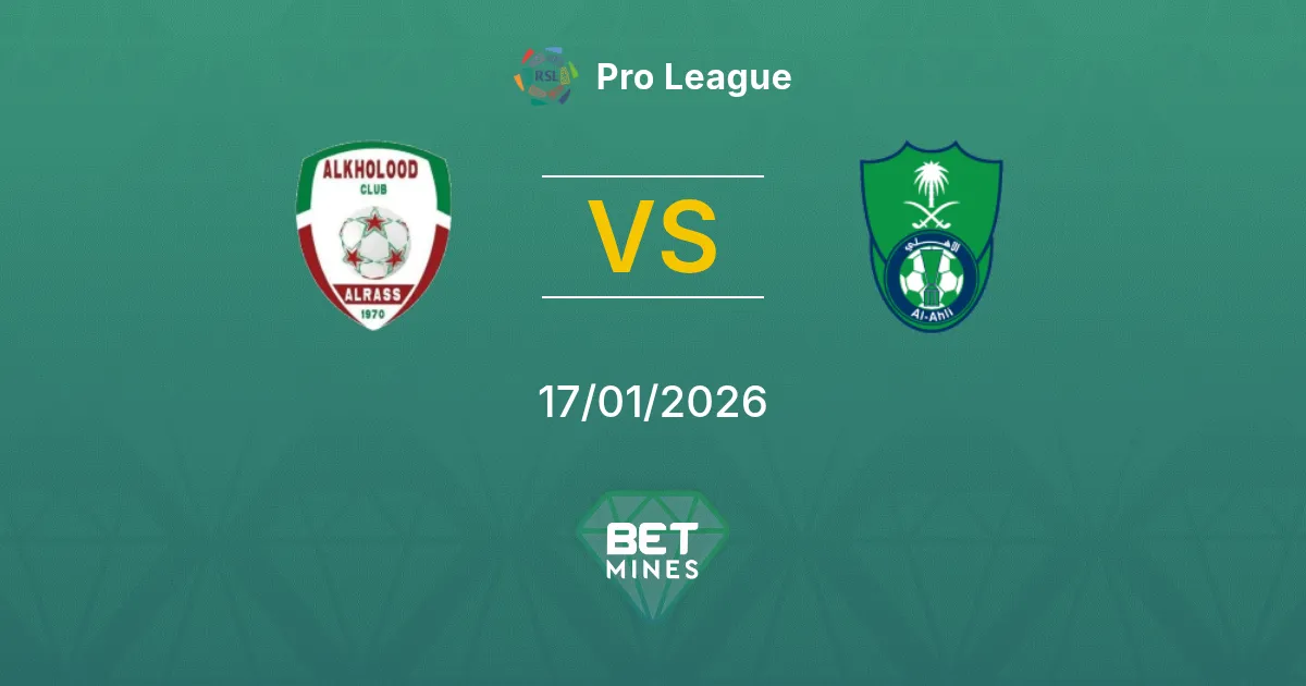 Al Kholood vs Al Ahli Pronostico: Anteprima e Analisi della Partita | Pro League 17-01-2026