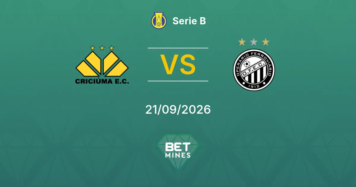 Criciúma vs Operário PR Pronostico: Anteprima e Analisi della Partita | Serie B 21-09-2026