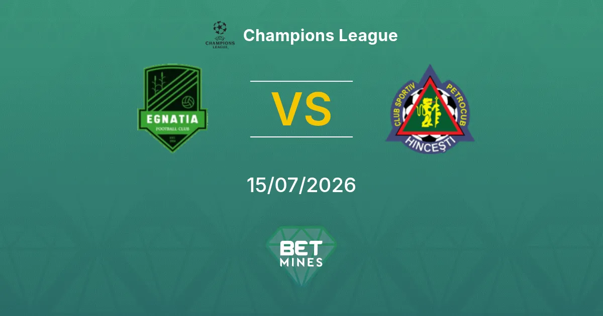 Egnatia Rrogozhinë vs Petrocub Prediction: Match Preview and Analysis | Champions League 15-07-2026