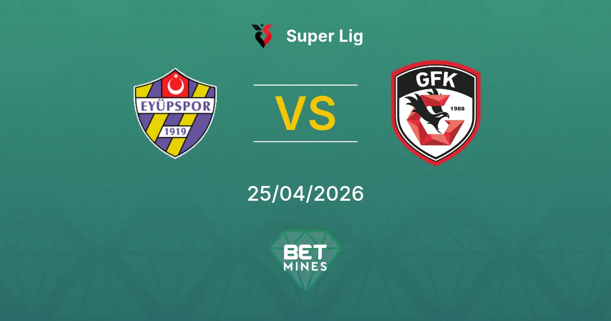 Eyüpspor vs Gaziantep F.K. Pronostico: Anteprima e Analisi della Partita | Super Lig 25-04-2026