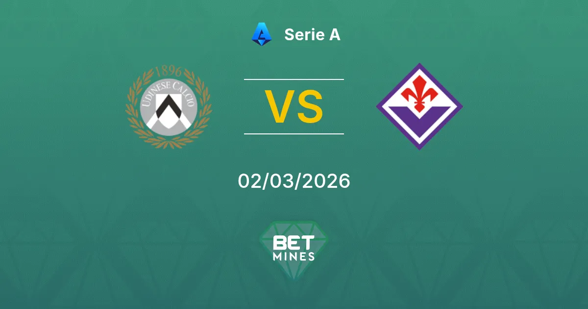 Udinese vs Fiorentina Pronostic : Aperçu et Analyse du Match | Serie A 02-03-2026