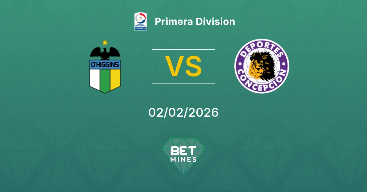 O'Higgins vs Concepcion Prediction: Match Preview and Analysis | Primera Division 02-02-2026