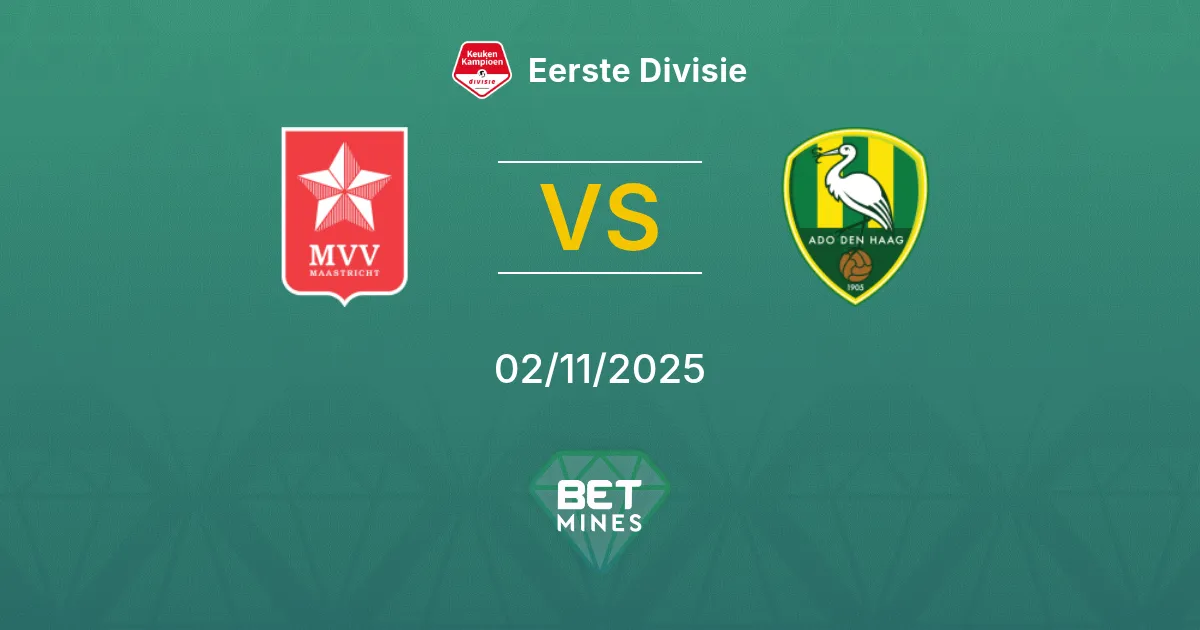 MVV Maastricht vs ADO Den Haag Prediction: Match Preview and Analysis | Eerste Divisie 02-11-2025