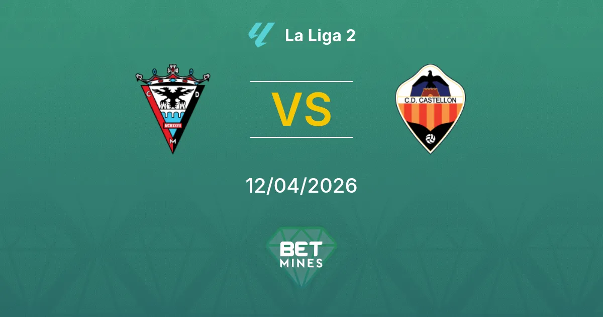 Mirandés vs Castellón Pronóstico: Análisis y Previa del Partido | La Liga 2 12-04-2026