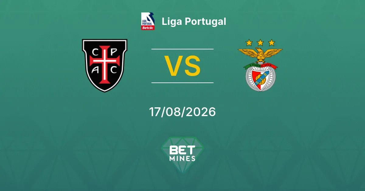 Pronostico Casa Pia vs Benfica: Anteprima e Analisi della Partita | Liga Portugal 17-08-2026