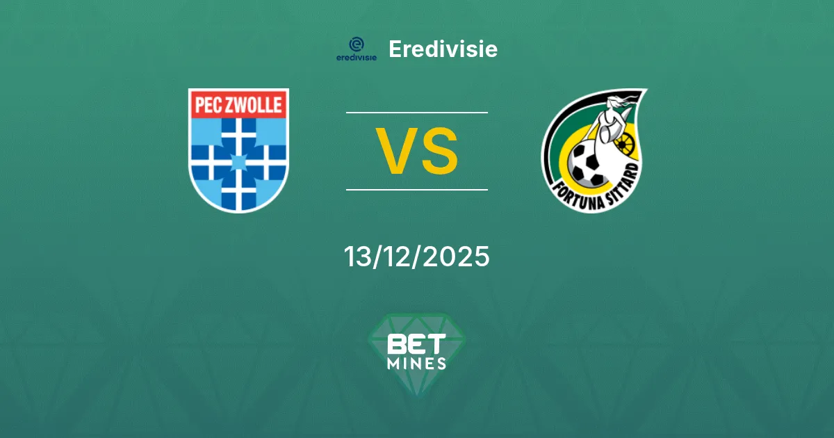 PEC Zwolle vs Fortuna Sittard