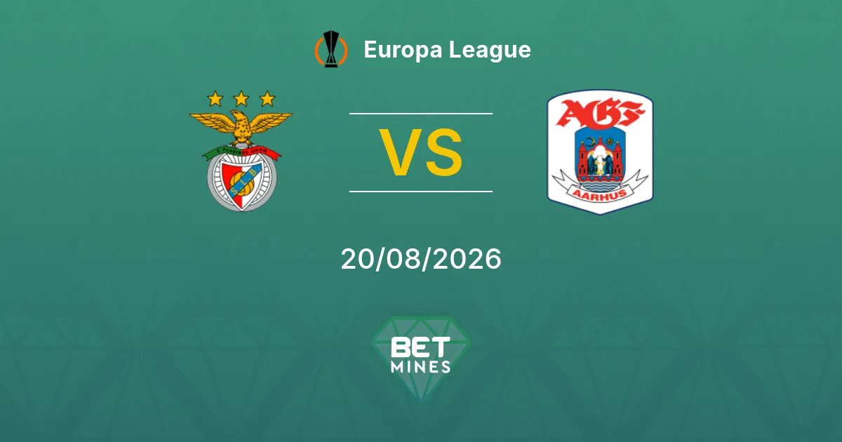Pronostico Benfica vs AGF: Anteprima e Analisi della Partita | Europa League 20-08-2026