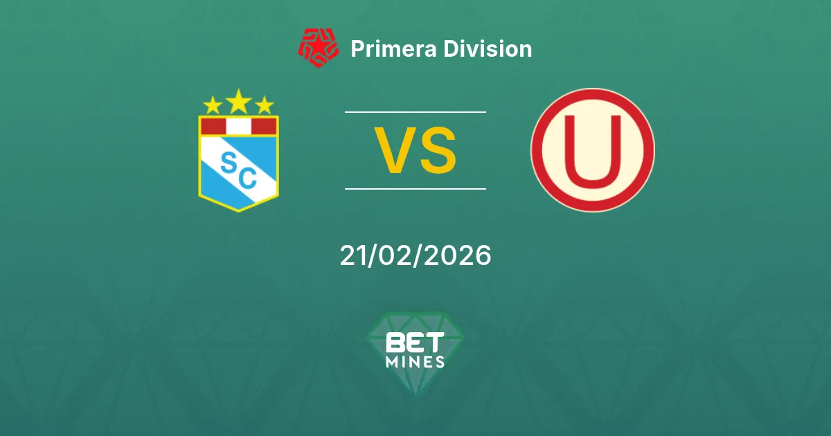 Sporting Cristal vs Universitario Pronostic : Aperçu et Analyse du Match | Primera Division 21-02-2026