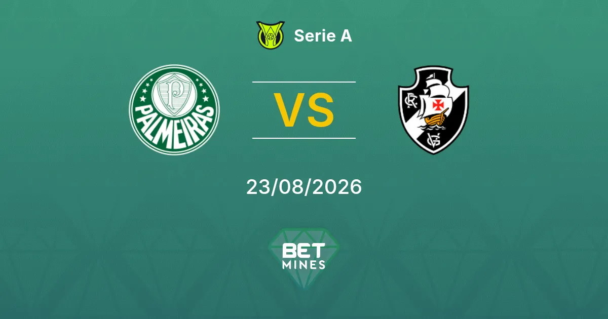 Pronostico Palmeiras vs Vasco da Gama: Anteprima e Analisi della Partita | Serie A 23-08-2026